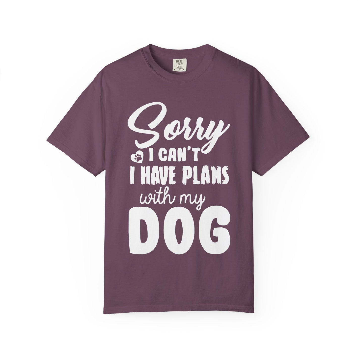 Funny Dog Dad Shirt – Sorry I Can’t I Have Plans with My Dog Tee