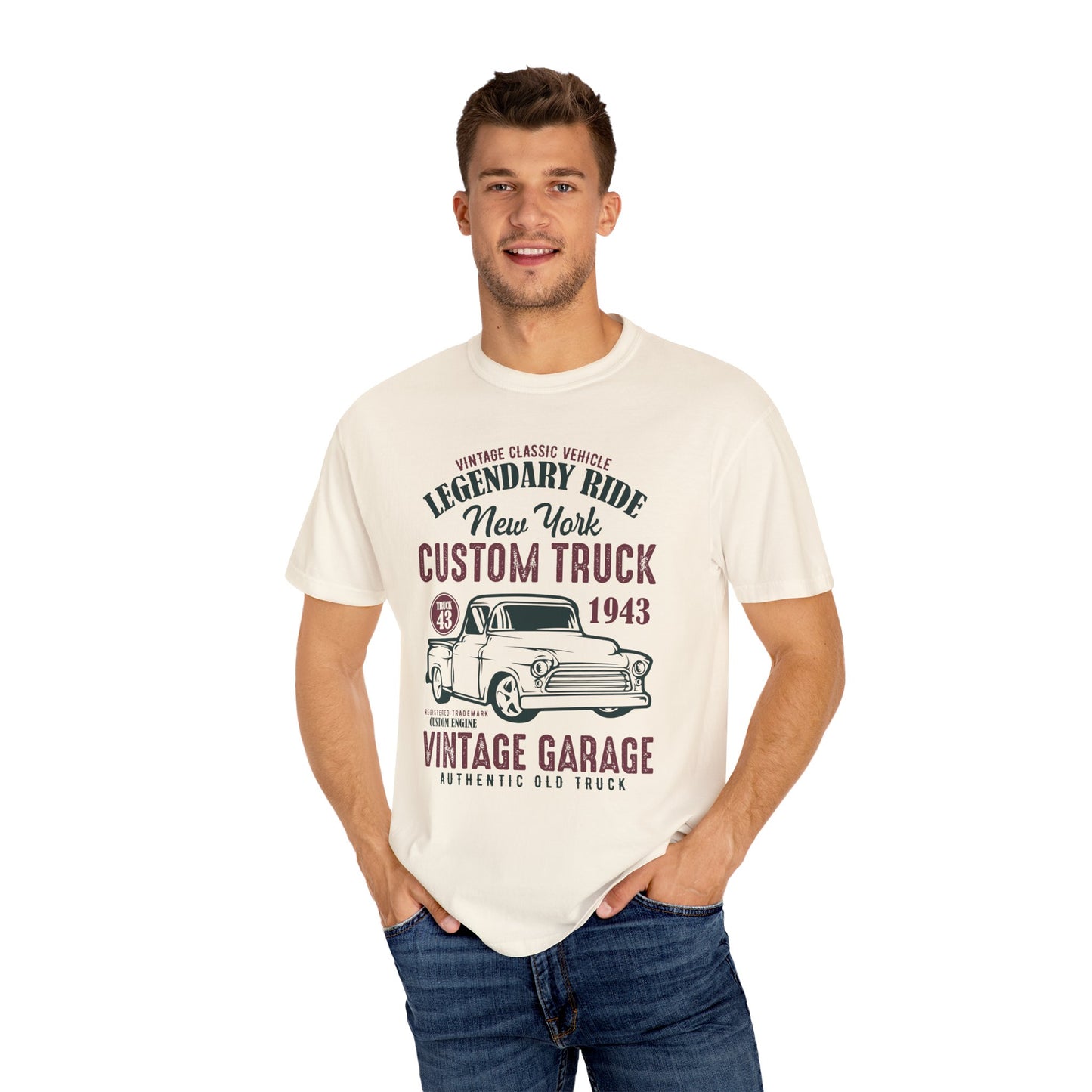 Vintage Truck T-Shirt, Custom Garage Tee, Classic Vehicle Shirt, Unisex Gift, Auto Enthusiast Apparel, Retro Design Apparel