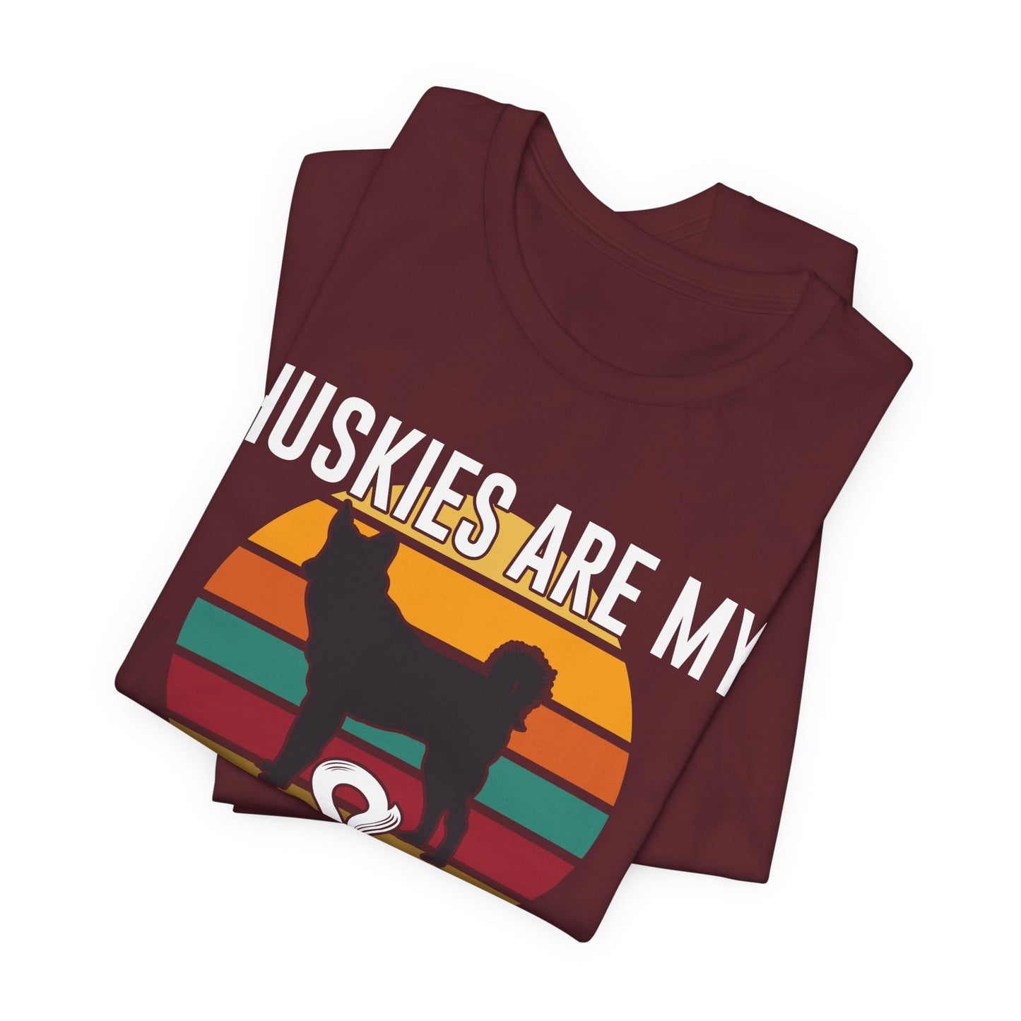 Husky Dog Dad Shirt – Huskies Are My Spirit Animal Tee