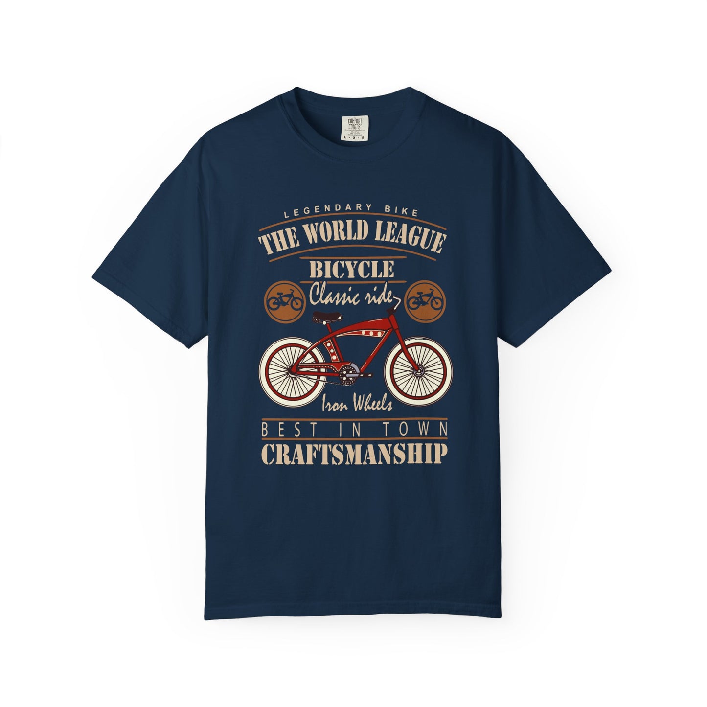 Vintage Bicycle Graphic Tee, Unisex T-shirt for Cycling Enthusiasts, Casual Wear, Gift for Bike Lovers, Retro Style Shirt