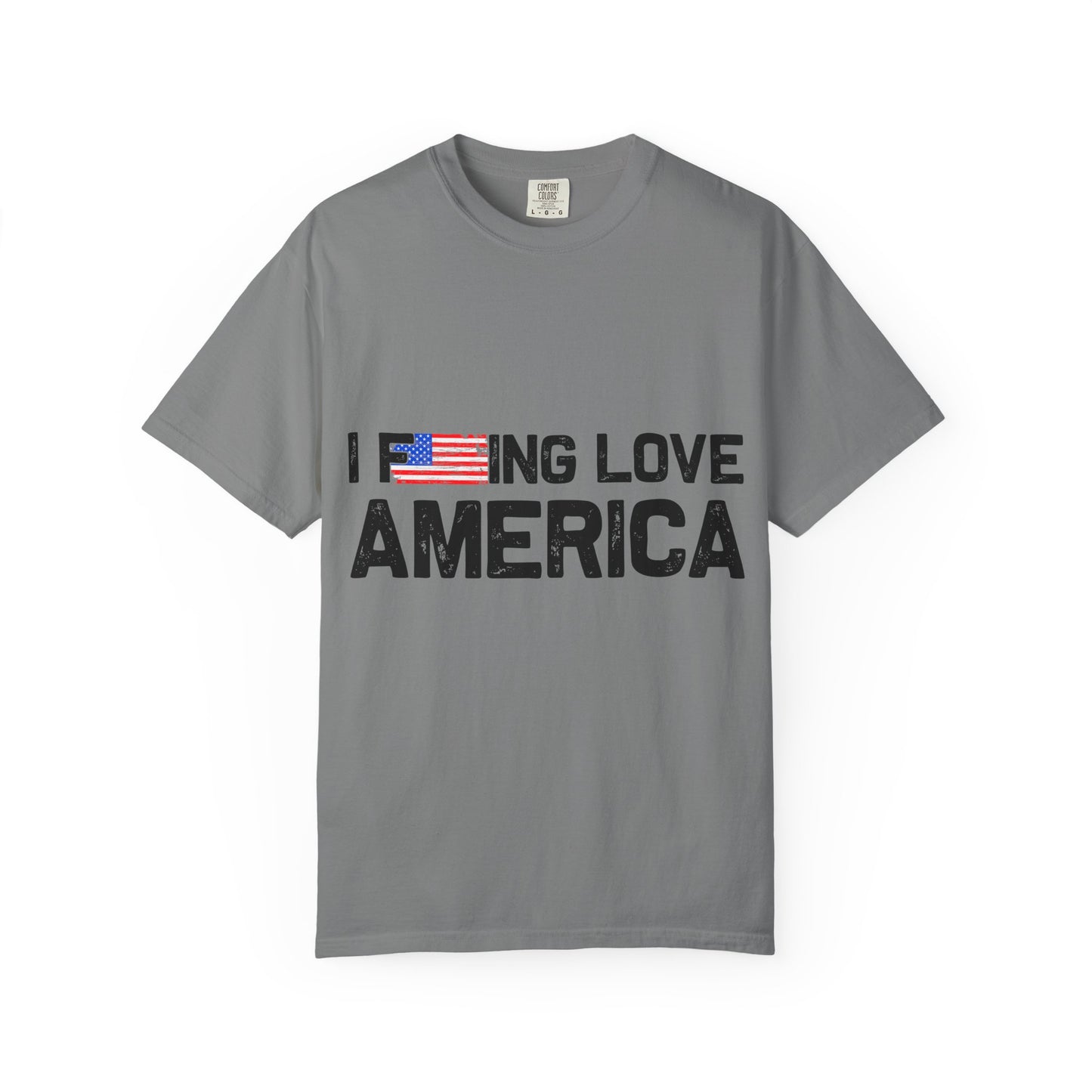 Patriotic Love T-shirt, Unisex Graphic Tee, Fourth of July Shirt, Memorable Gift, Casual Wear, Festive Apparel