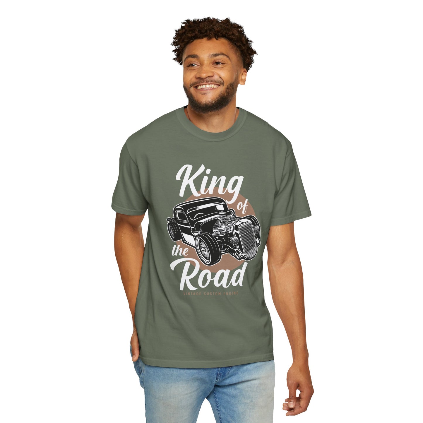 Vintage Car Graphic T-Shirt, King of the Road Tee, Unisex Shirt, Perfect for Car Lovers, Gift for Him, Automotive Apparel, Retro Style Tee