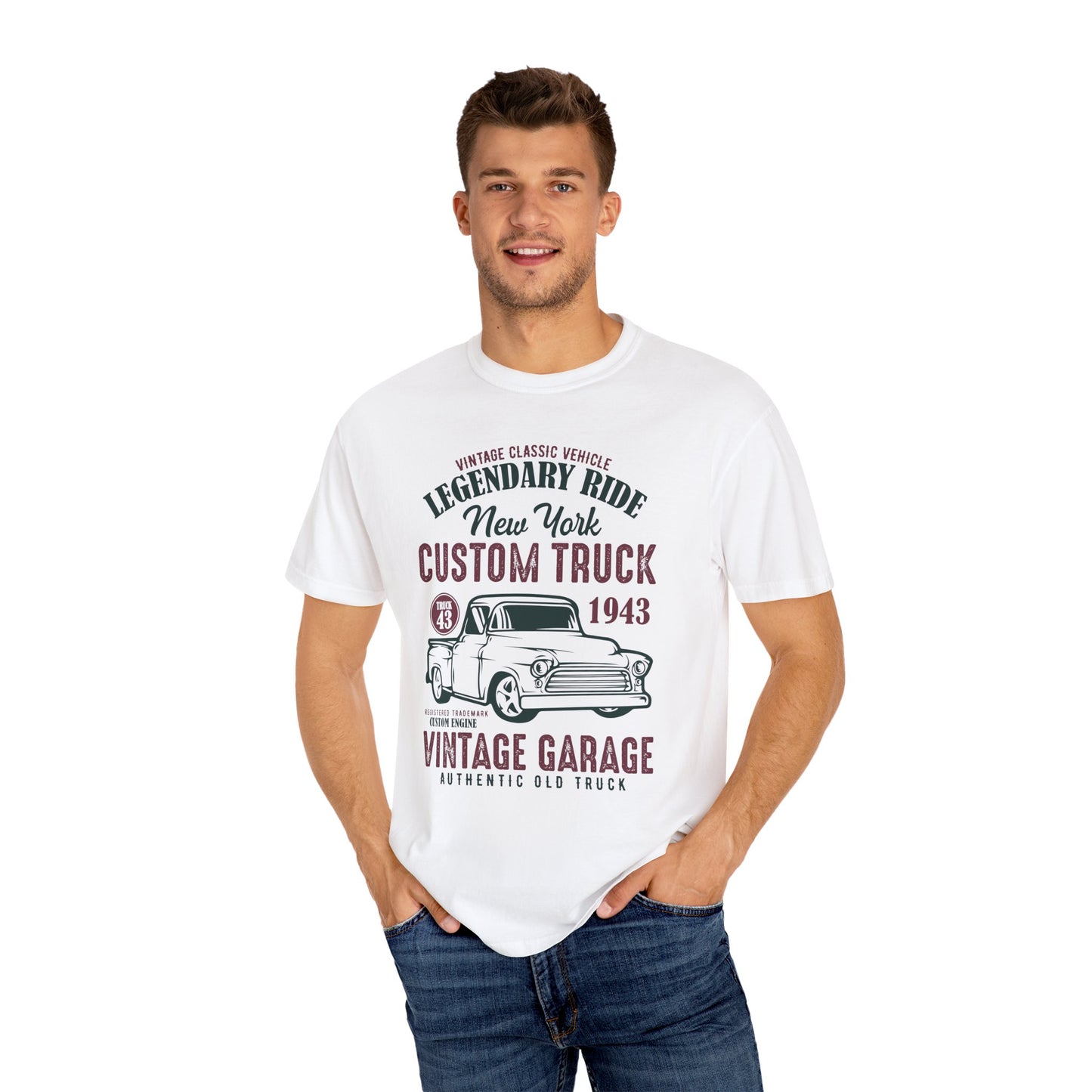 Vintage Truck T-Shirt, Custom Garage Tee, Classic Vehicle Shirt, Unisex Gift, Auto Enthusiast Apparel, Retro Design Apparel