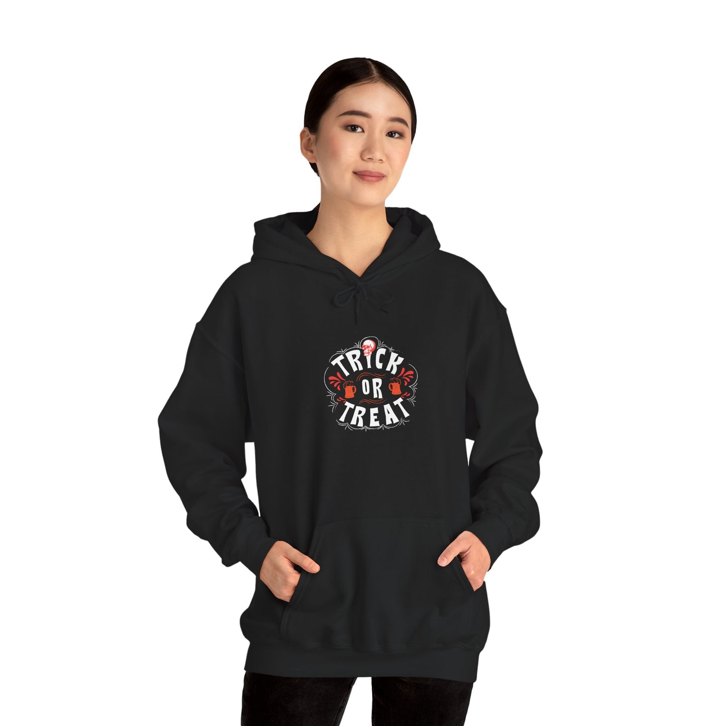 🍺 Hoodie: Trick or Treat Skull & Pints