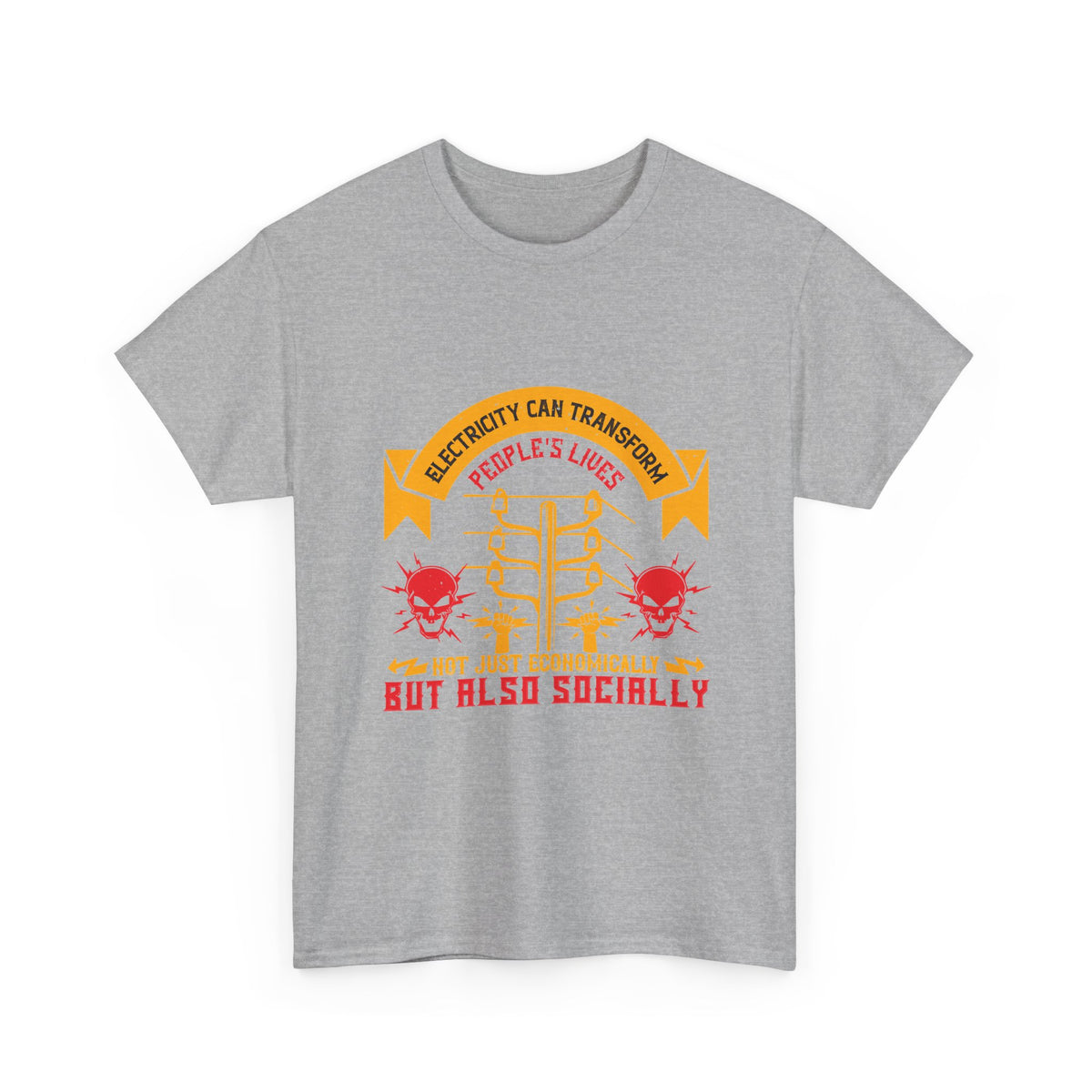Electricity Can Transform Lives T-Shirt – Electrician History Tee
