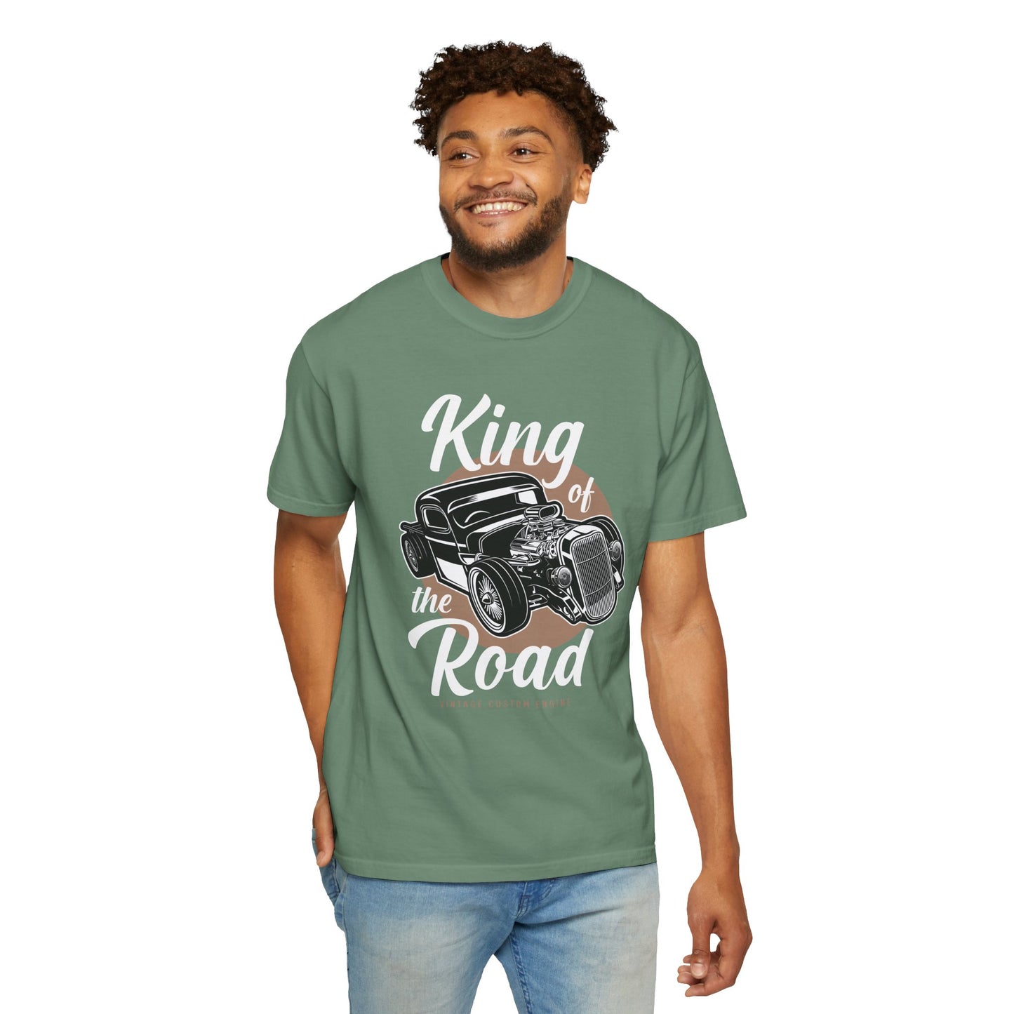 Vintage Car Graphic T-Shirt, King of the Road Tee, Unisex Shirt, Perfect for Car Lovers, Gift for Him, Automotive Apparel, Retro Style Tee