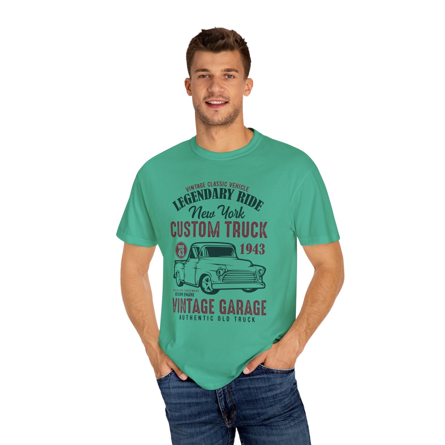 Vintage Truck T-Shirt, Custom Garage Tee, Classic Vehicle Shirt, Unisex Gift, Auto Enthusiast Apparel, Retro Design Apparel