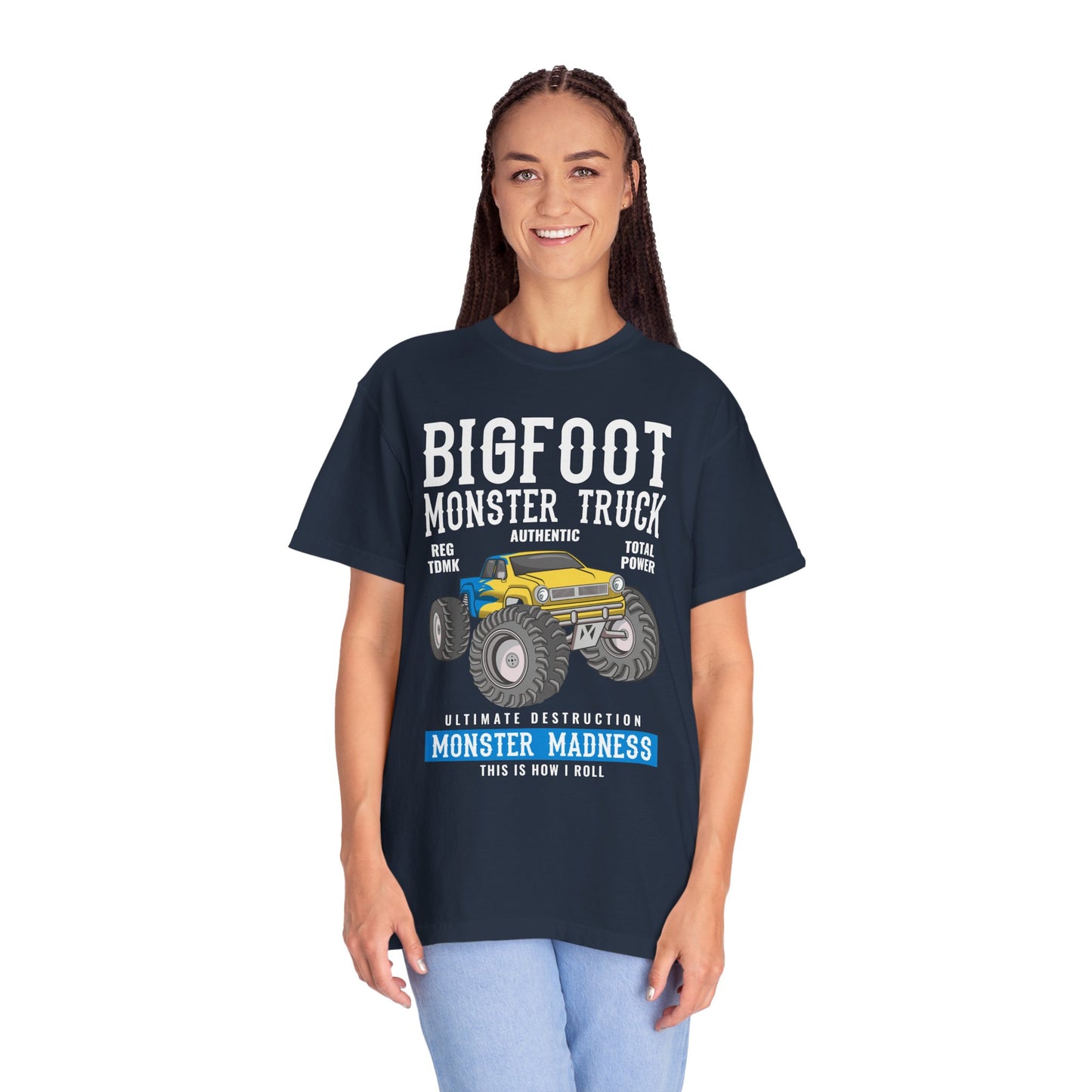 Bigfoot Monster Truck Unisex Garment-Dyed T-shirt, Perfect Gift for Truck Lovers, Fun Vintage Style Tee, Great for Birthdays, Summer [...]