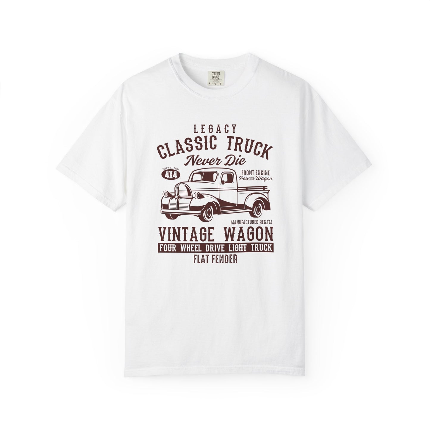 Vintage Truck T-Shirt - Classic Car Lovers Gift, Unisex Retro Tee, 4WD Enthusiast Apparel, Perfect for Father's Day, Car Show.