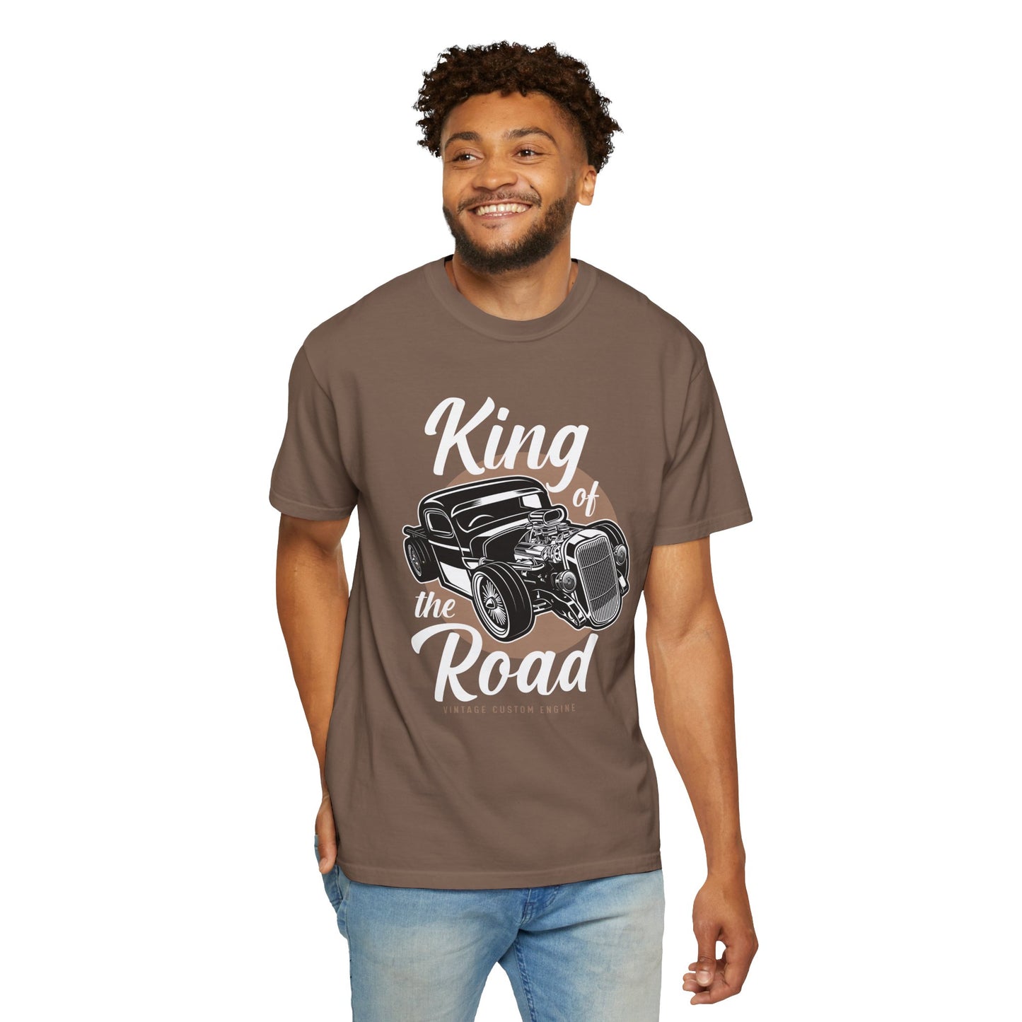 Vintage Car Graphic T-Shirt, King of the Road Tee, Unisex Shirt, Perfect for Car Lovers, Gift for Him, Automotive Apparel, Retro Style Tee