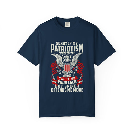 Patriotic T-Shirt for Proud Americans, Unisex Casual Tee, Gift for Veterans, Fourth of July Apparel, Statement Shirt