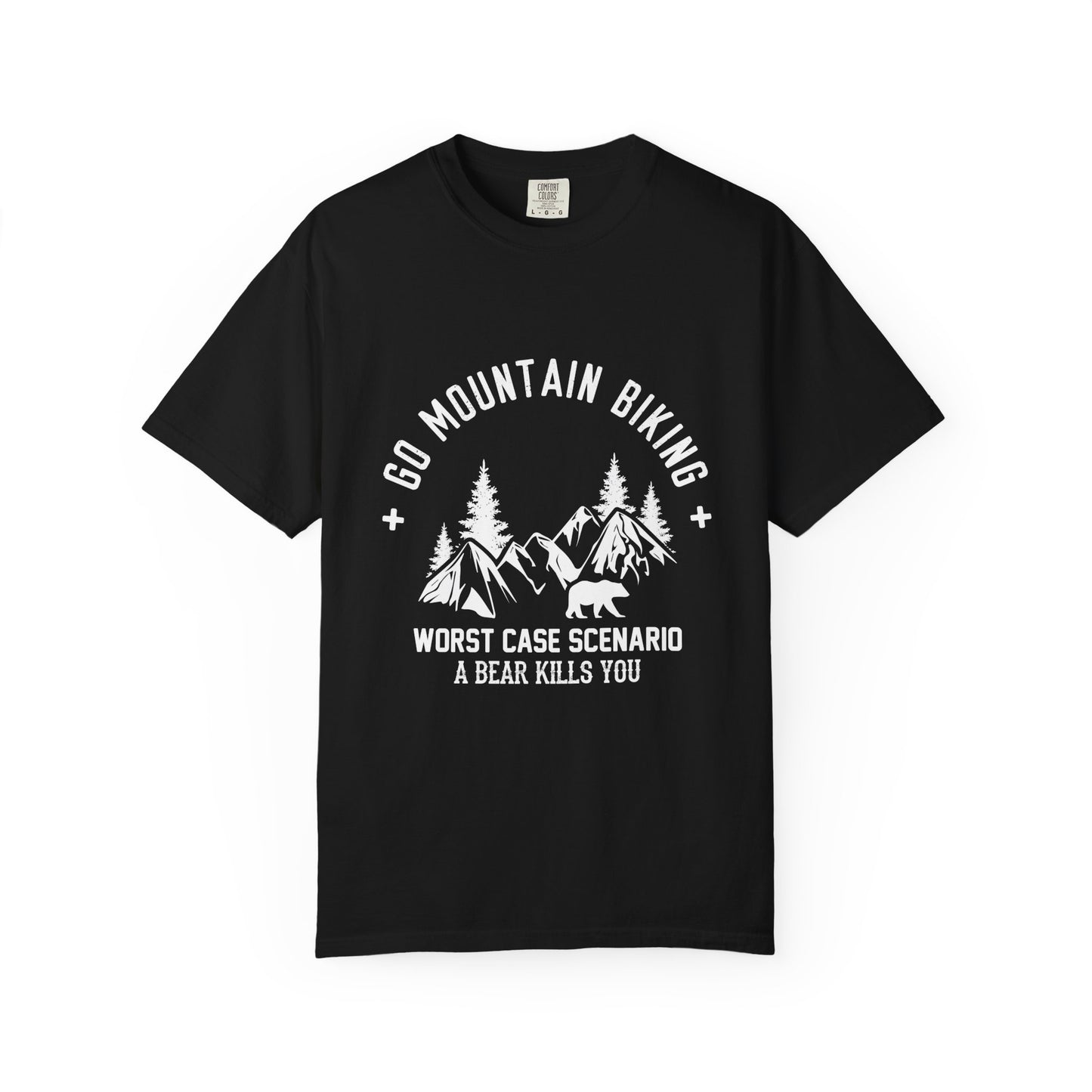 Adventure-Ready Mountain Biking T-Shirt, Outdoors, Gifts for Cyclists, Summer Wear, Nature Enthusiast Apparel, Hiking Shirt