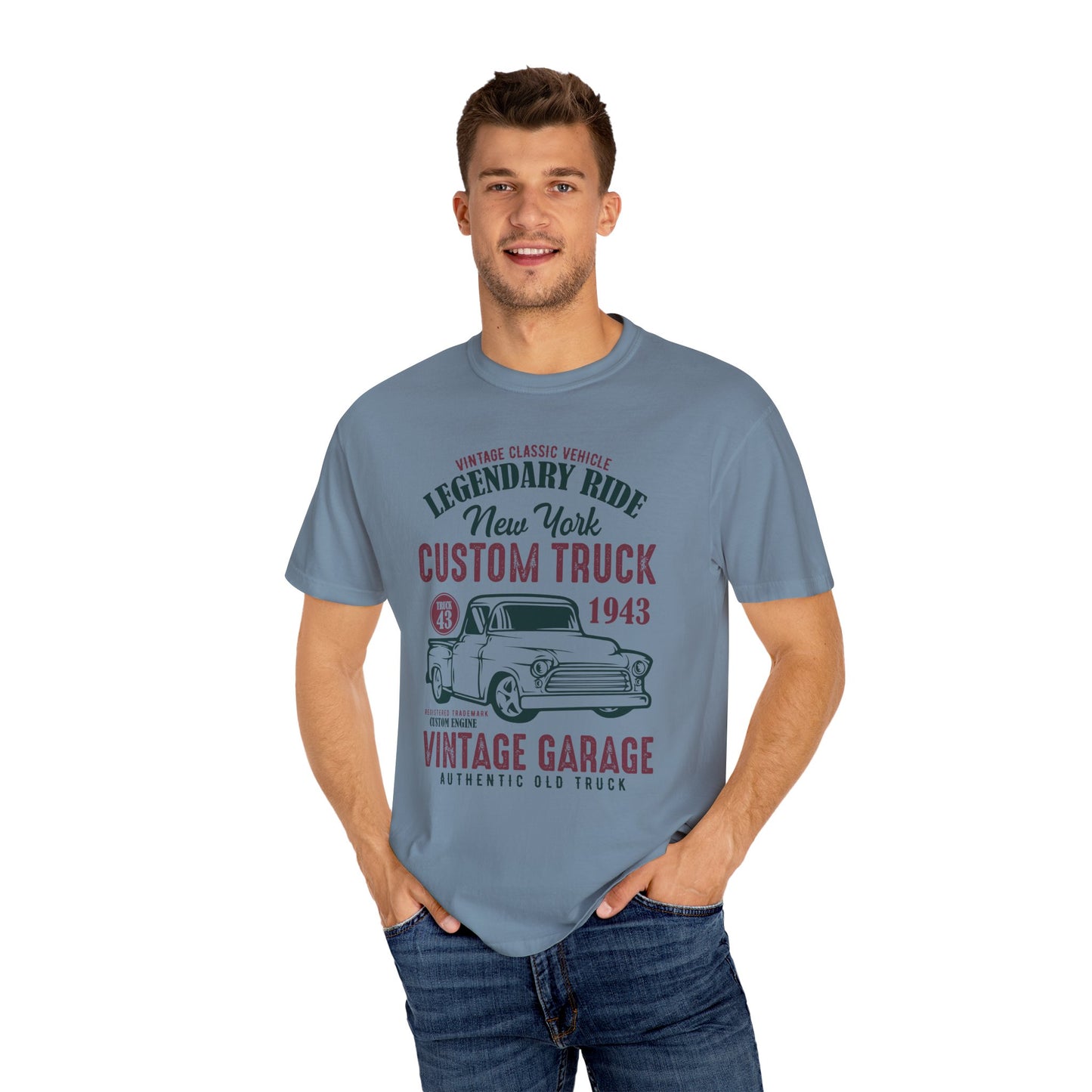Vintage Truck T-Shirt, Custom Garage Tee, Classic Vehicle Shirt, Unisex Gift, Auto Enthusiast Apparel, Retro Design Apparel