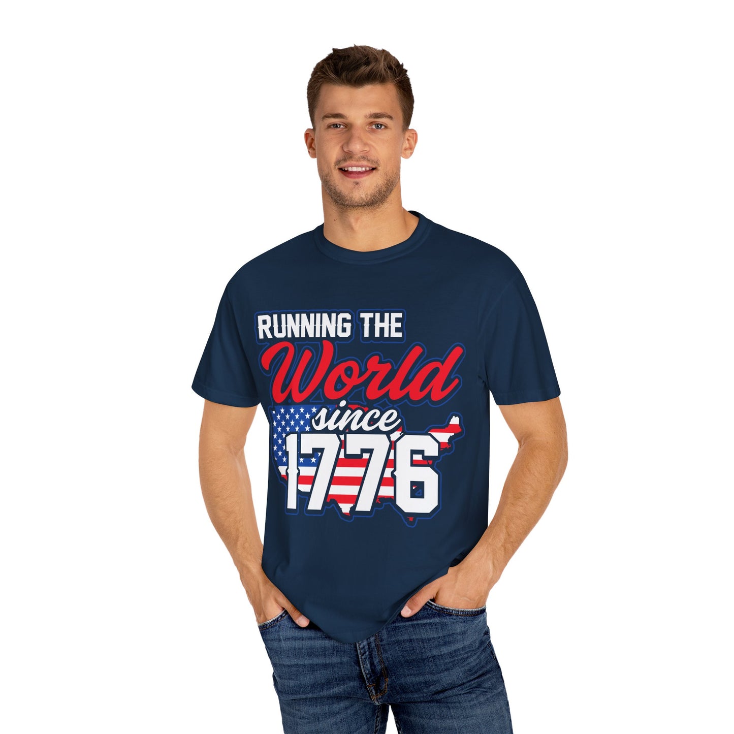 Patriotic Graphic Tee for Freedom Lovers, Fourth of July Shirt, Casual Summer Wear, USA Independence Day, Gift for Veterans