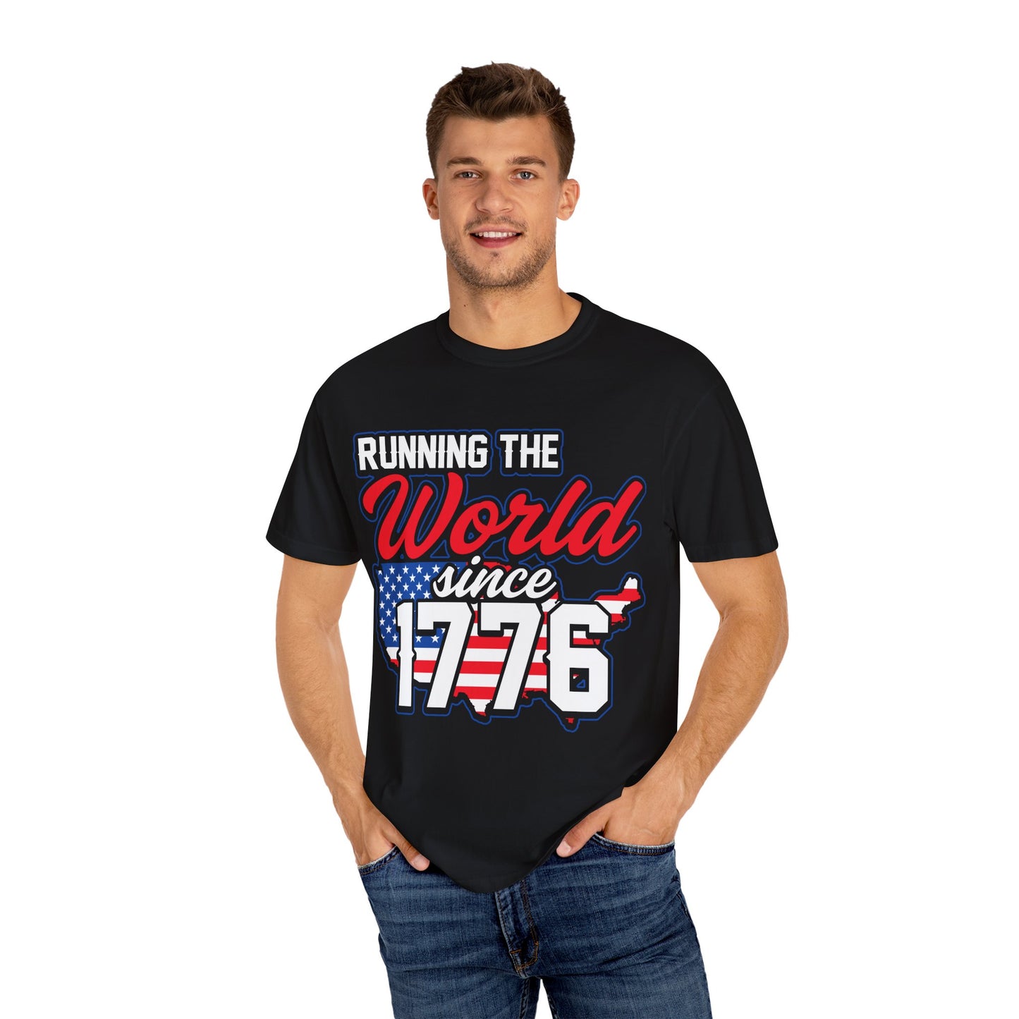 Patriotic Graphic Tee for Freedom Lovers, Fourth of July Shirt, Casual Summer Wear, USA Independence Day, Gift for Veterans