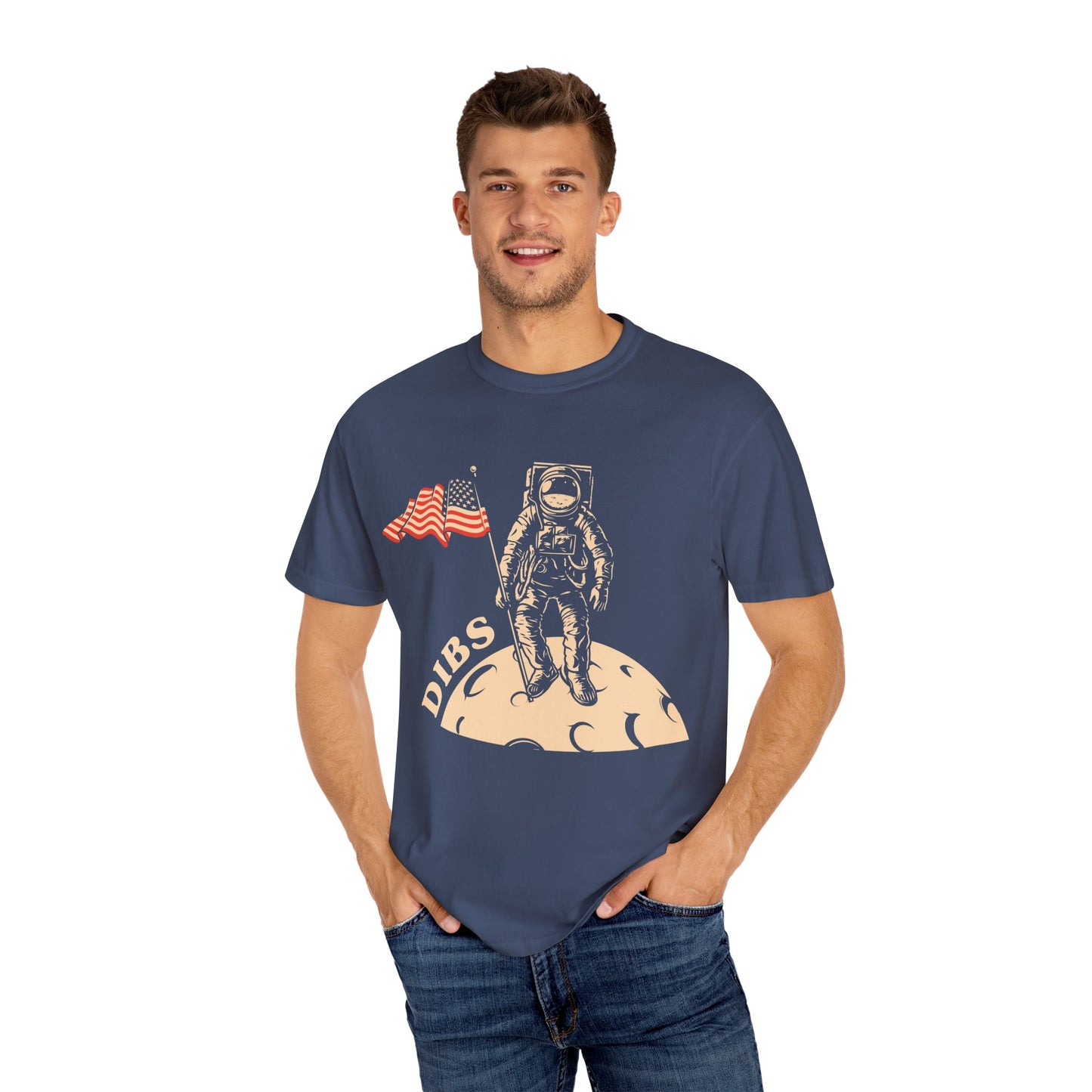 Astronaut Dibs T-Shirt, Space Lover Gift, Unisex Graphic Tee, Cool Casual Wear, Astronomy Enthusiast Apparel, Perfect for Birthdays