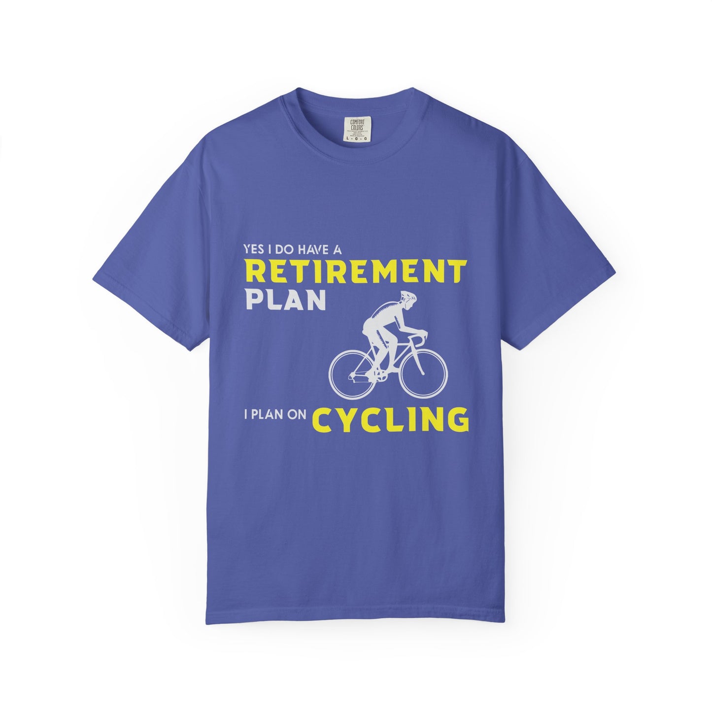 Cycling Retirement Plan T-Shirt, Fun Cycling Apparel, Gift for Retirees, Unisex Shirt for Cycling Enthusiasts, Outdoor Adventure Tee