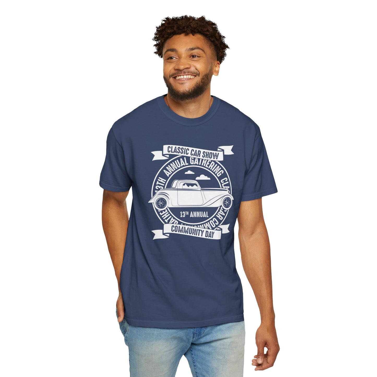 Classic Car Show T-Shirt, Vintage Auto Tee, Car Enthusiast Gift, Community Event Apparel, Father's Day Gift, Unisex Car Show Shirt