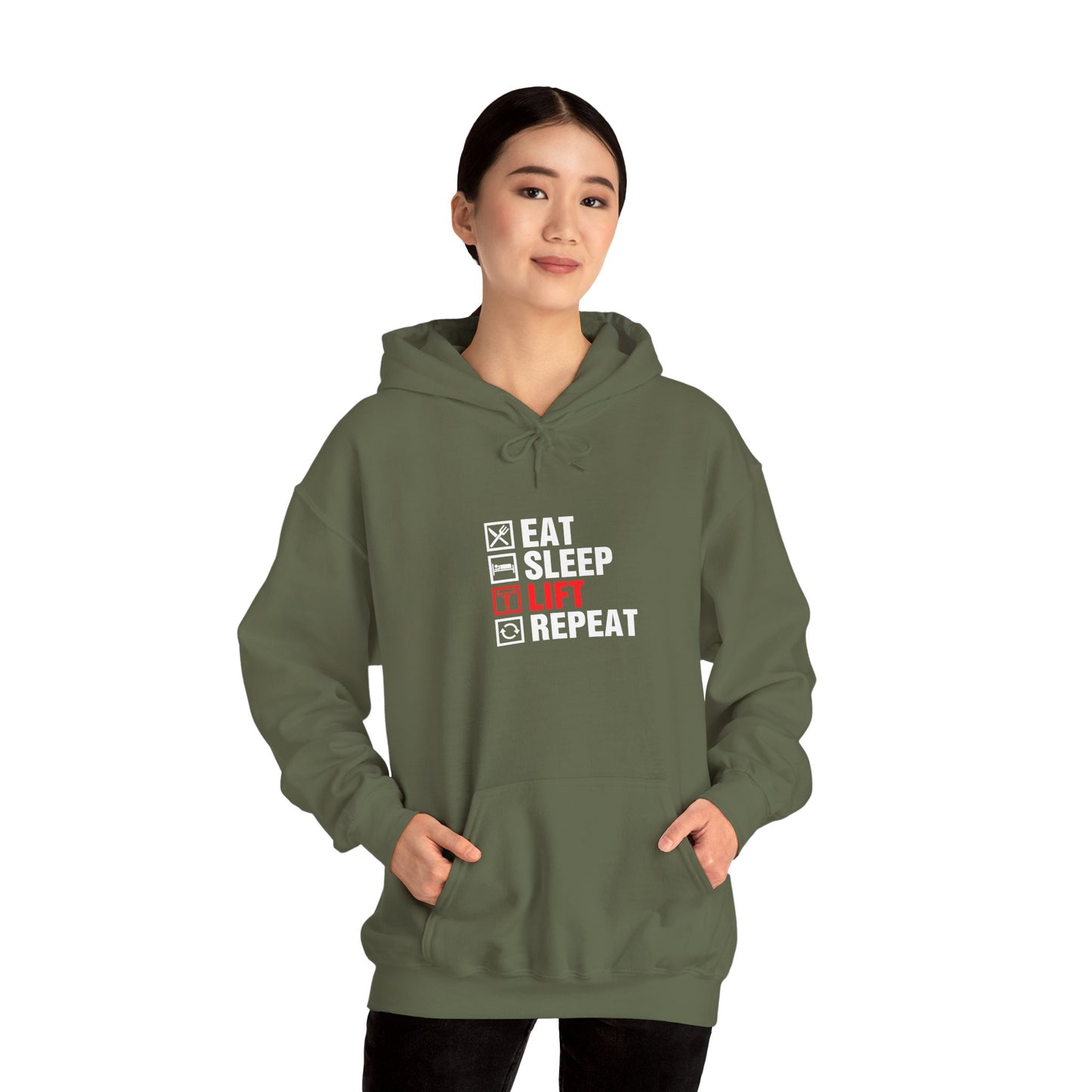 Eat Sleep Lift Repeat Hoodie