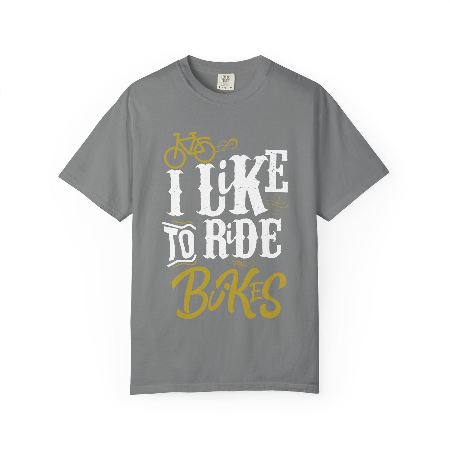 Biker's Delight Garment-Dyed T-Shirt, Perfect for Cycling Enthusiasts, Bike Lovers, Gifts for Riders, Casual Wear, Outdoor Adventures
