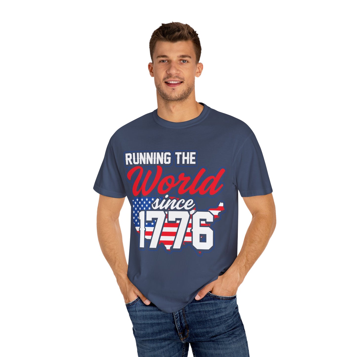 Patriotic Graphic Tee for Freedom Lovers, Fourth of July Shirt, Casual Summer Wear, USA Independence Day, Gift for Veterans
