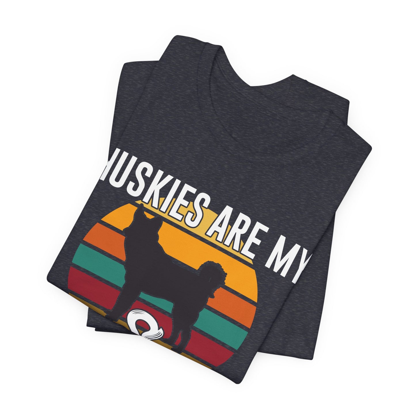 Husky Dog Dad Shirt – Huskies Are My Spirit Animal Tee