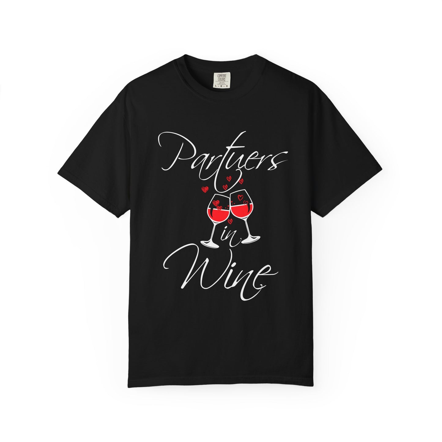 Partners in Wine 🍷❤️ Funny Couples & Friendship T-Shirt