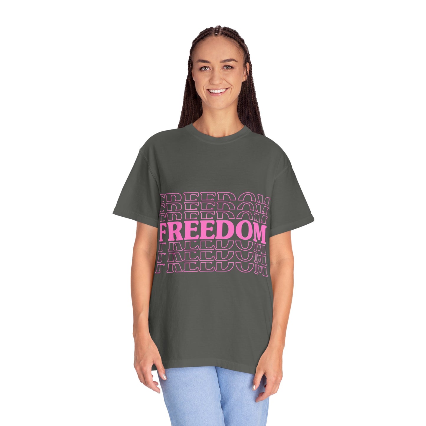 Empowerment Pink T-shirt for Women and Men - FREEDOM Vibe Tee