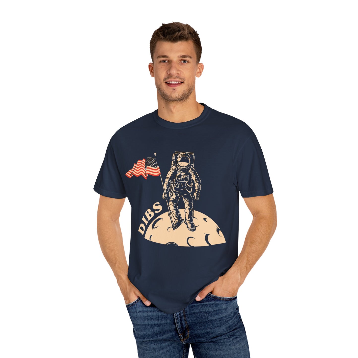 Astronaut Dibs T-Shirt, Space Lover Gift, Unisex Graphic Tee, Cool Casual Wear, Astronomy Enthusiast Apparel, Perfect for Birthdays