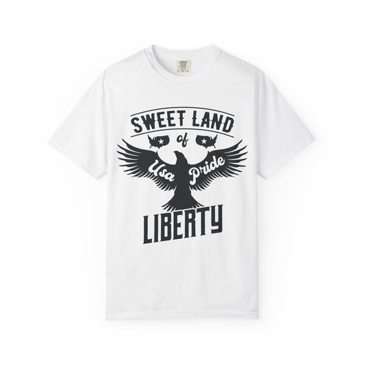 Sweet Land of Liberty Shirt – USA Pride Eagle Graphic Tee for True Patriots