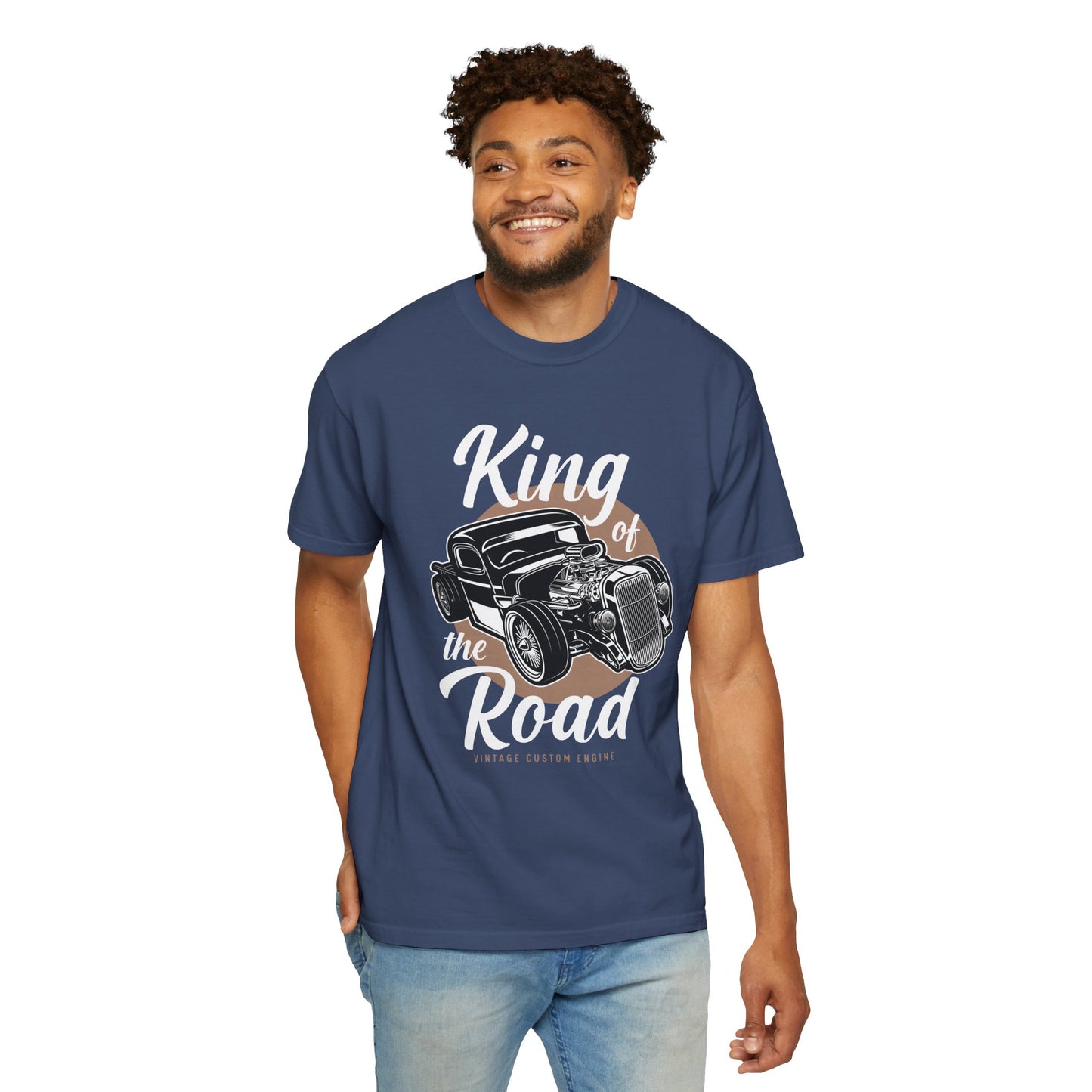Vintage Car Graphic T-Shirt, King of the Road Tee, Unisex Shirt, Perfect for Car Lovers, Gift for Him, Automotive Apparel, Retro Style Tee
