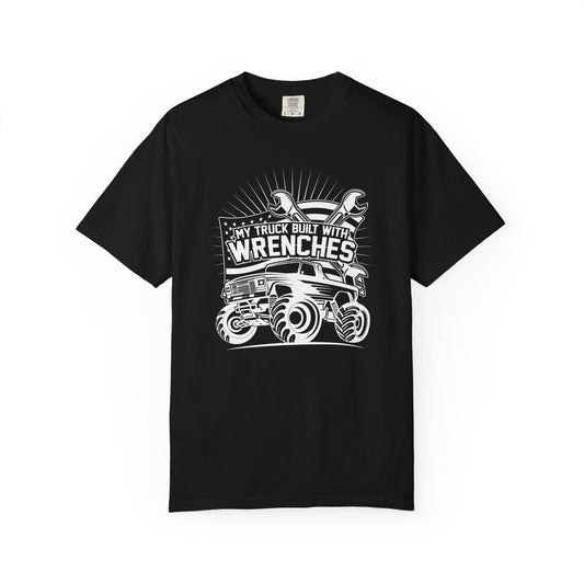 Custom Wrench Graphic T-Shirt, Truck Enthusiast Tee, Gift for Mechanics, Birthday Present, Casual Wear, Unisex Style