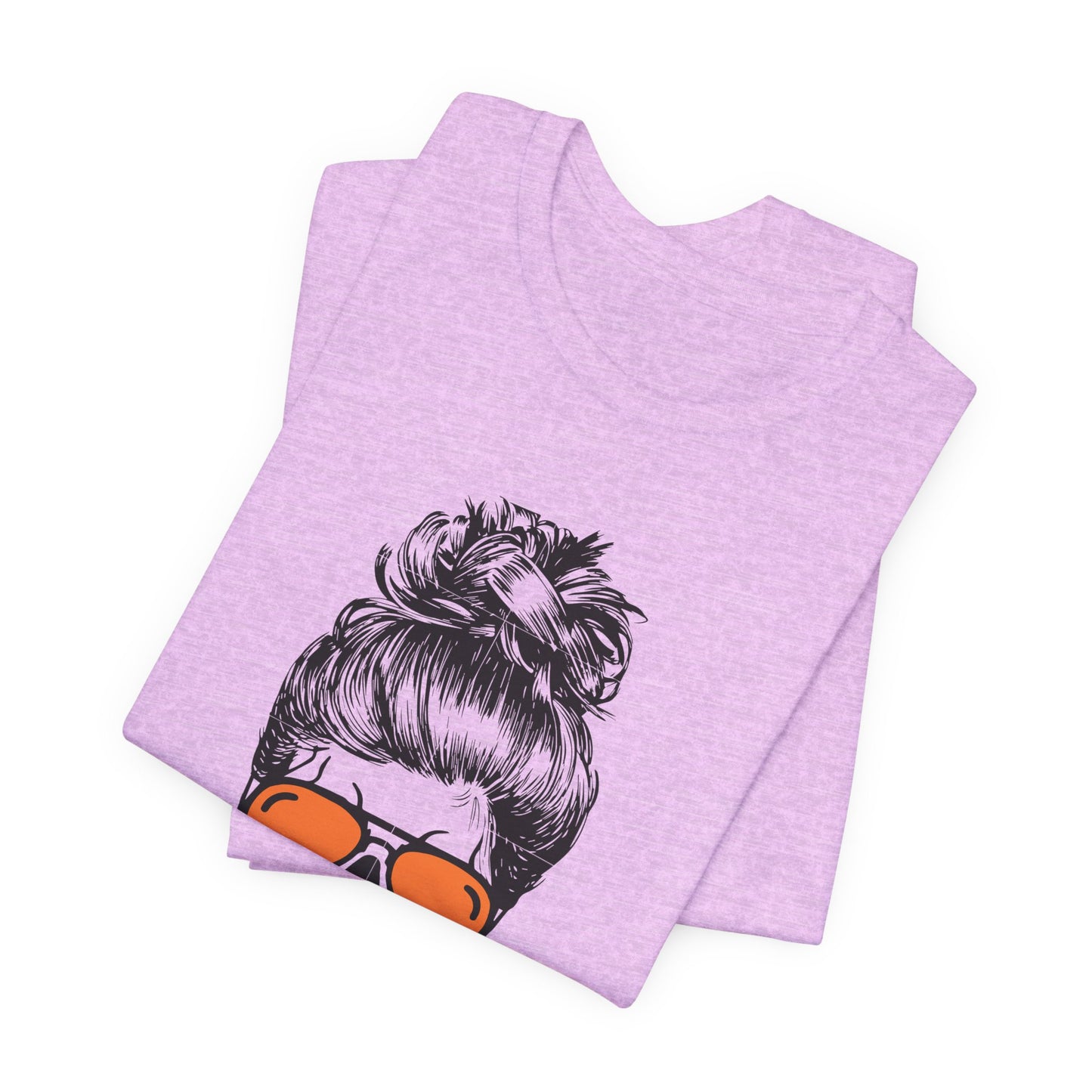 Nurse Life Shirt – Funny Messy Bun Nurse Graphic Tee for Healthcare Workers