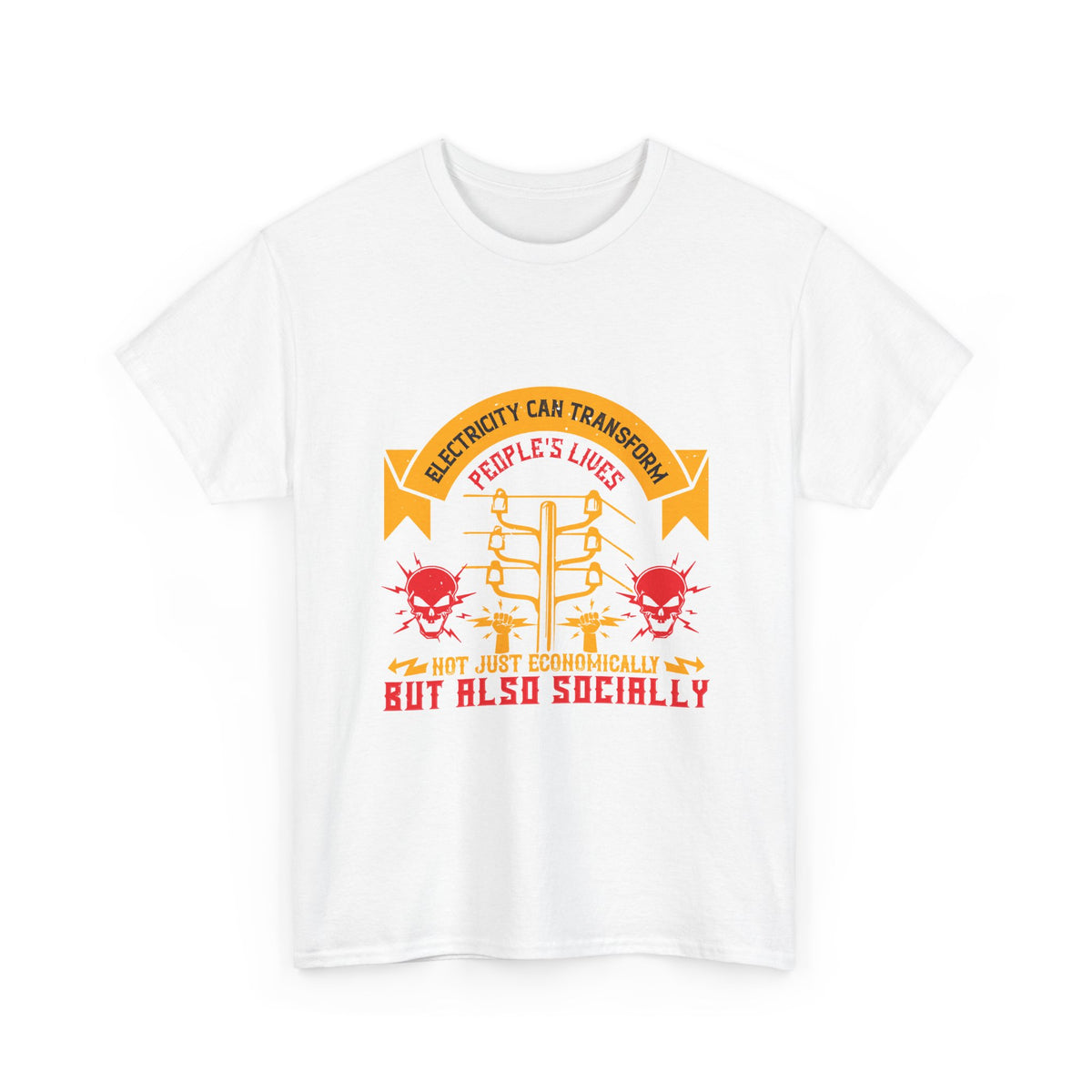 Electricity Can Transform Lives T-Shirt – Electrician History Tee
