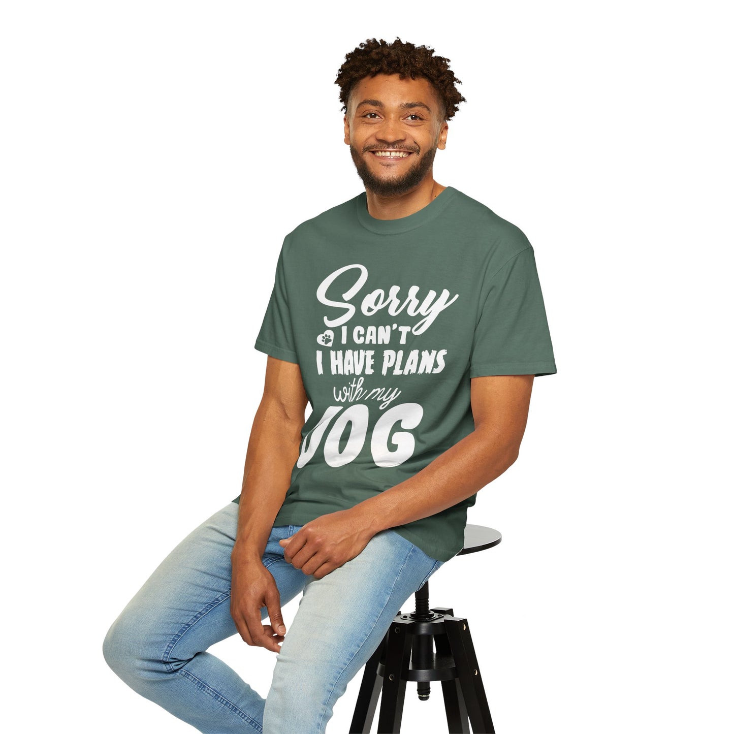 Funny Dog Dad Shirt – Sorry I Can’t I Have Plans with My Dog Tee