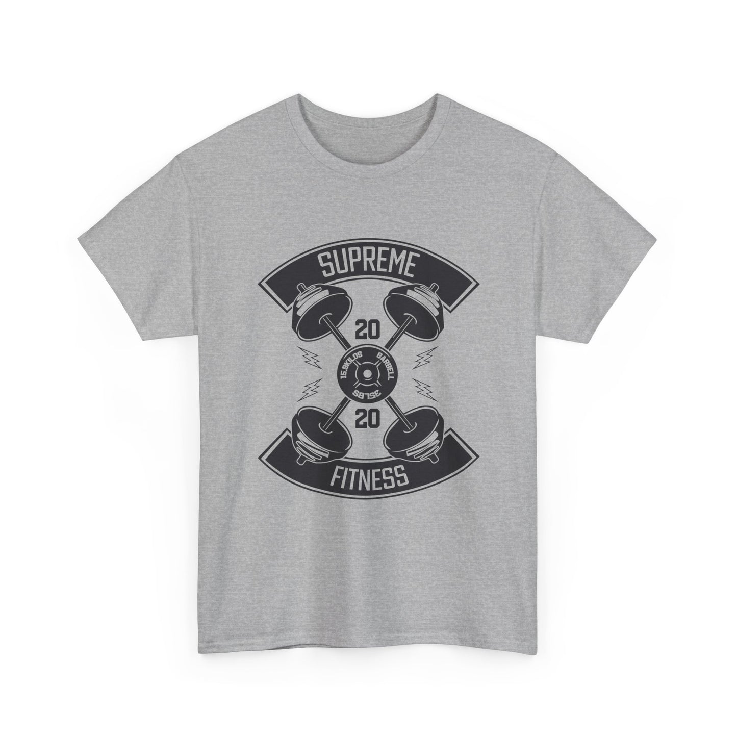 Supreme Fitness Tee - Power Precision Modern Iron Aesthetic