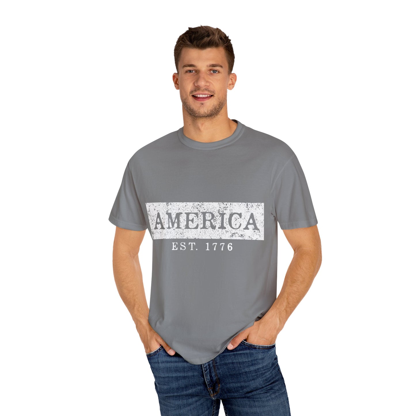 Vintage America T-Shirt - Unisex Comfort Tee, Independence Day Apparel, 4th of July Gift, Casual Wear, American Pride