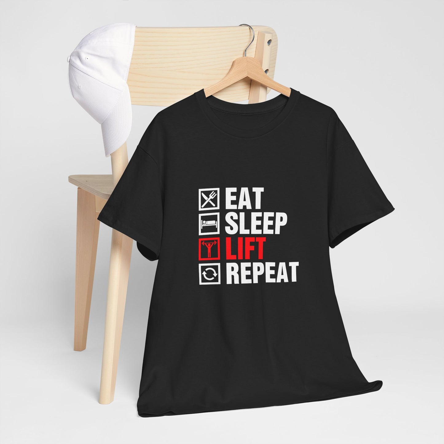Eat Sleep Lift Repeat Tee