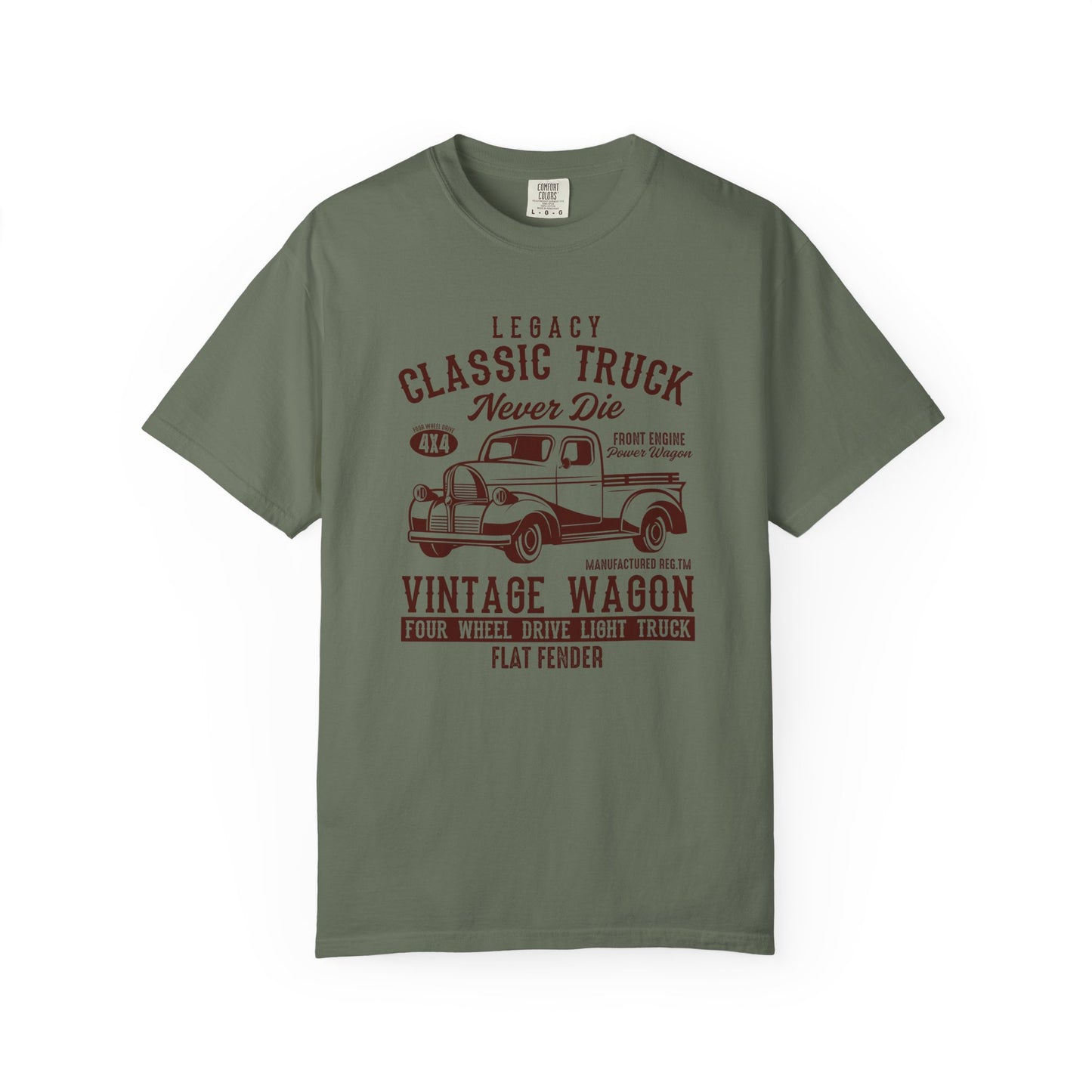 Vintage Truck T-Shirt - Classic Car Lovers Gift, Unisex Retro Tee, 4WD Enthusiast Apparel, Perfect for Father's Day, Car Show.
