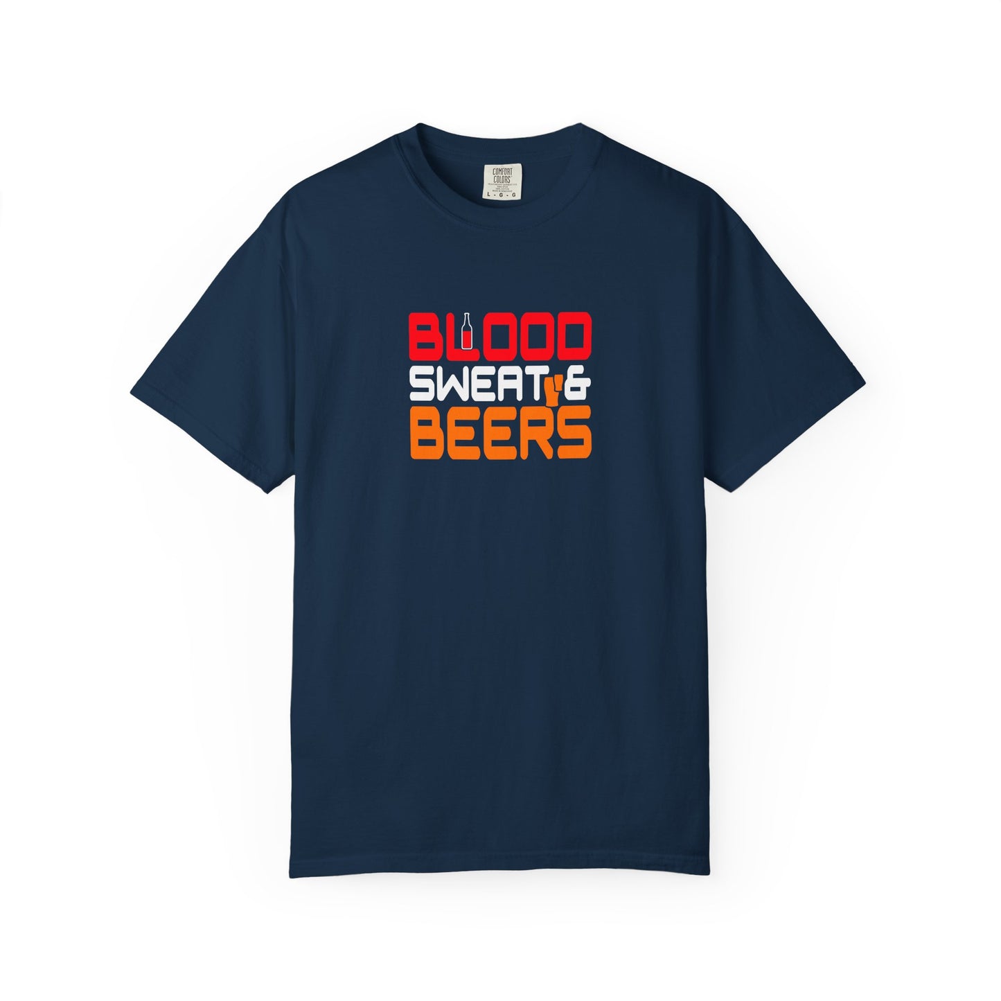 Blood, Sweat & Beers T-Shirt 🍺💪 – Funny Work & Drinking Tee