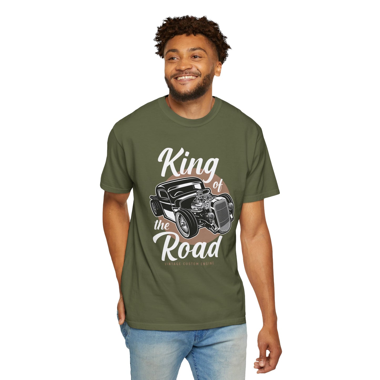 Vintage Car Graphic T-Shirt, King of the Road Tee, Unisex Shirt, Perfect for Car Lovers, Gift for Him, Automotive Apparel, Retro Style Tee