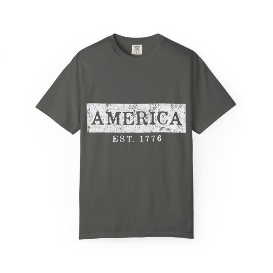 Vintage America T-Shirt - Unisex Comfort Tee, Independence Day Apparel, 4th of July Gift, Casual Wear, American Pride