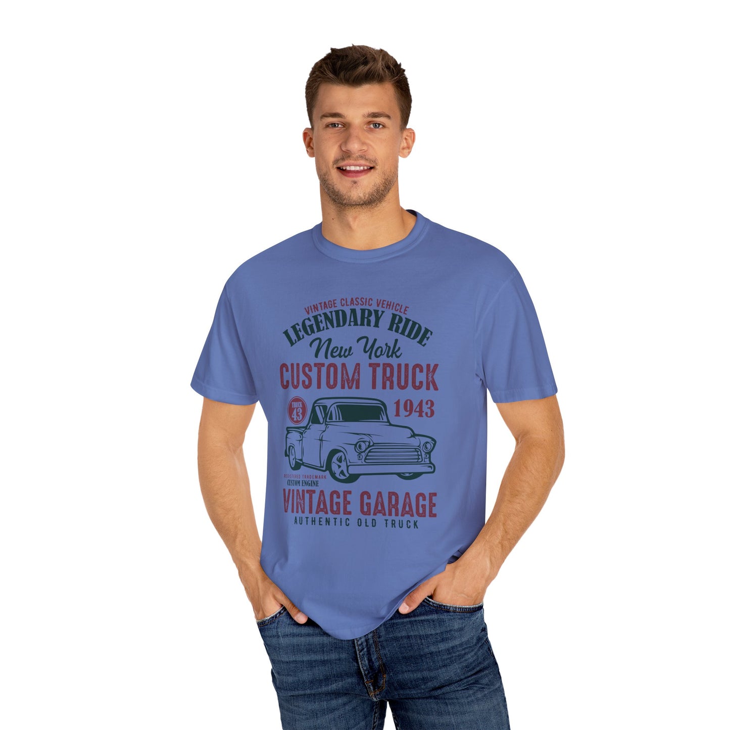 Vintage Truck T-Shirt, Custom Garage Tee, Classic Vehicle Shirt, Unisex Gift, Auto Enthusiast Apparel, Retro Design Apparel