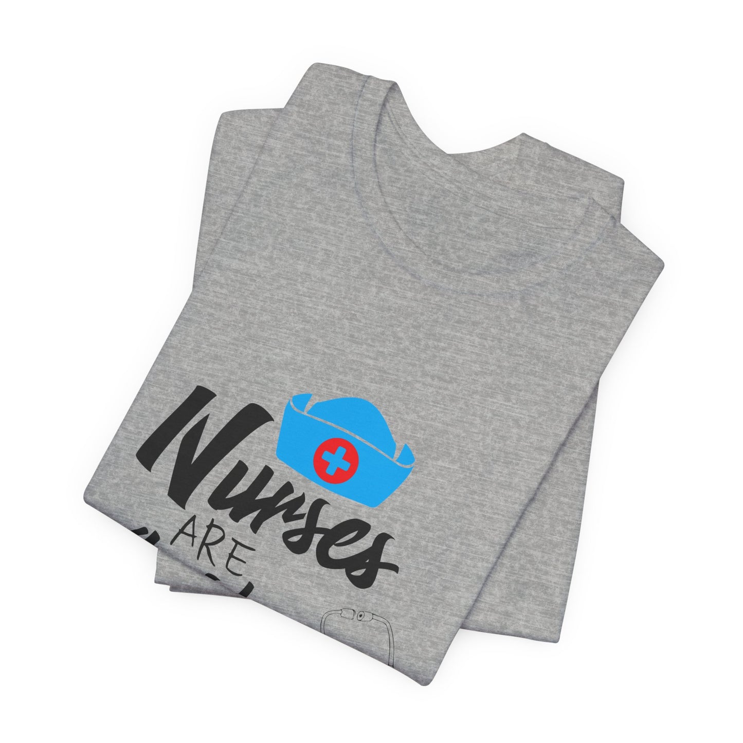 Nurses Are Angels with Stethoscopes Shirt – Nurse Appreciation Graphic Tee