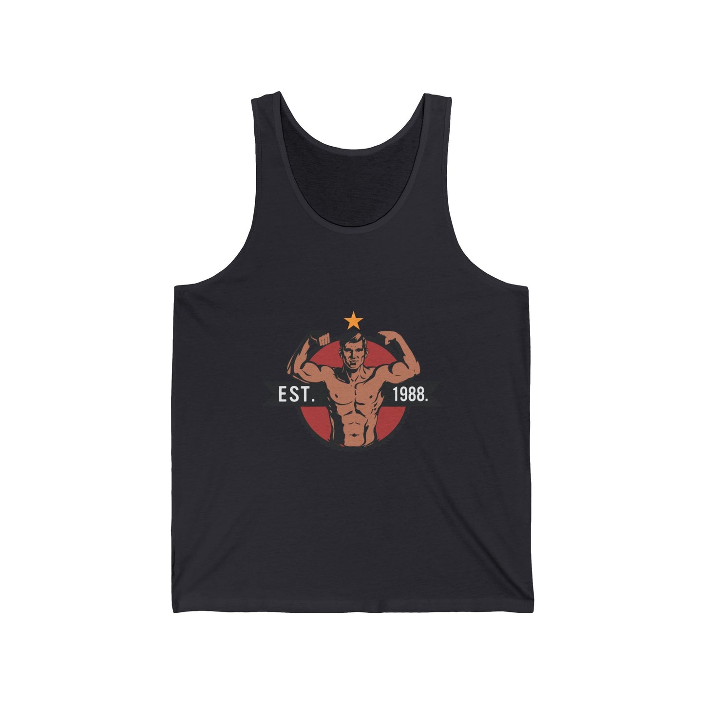 EST. 1988 Tank – Vintage Gym Wear | Steel Grit Wear