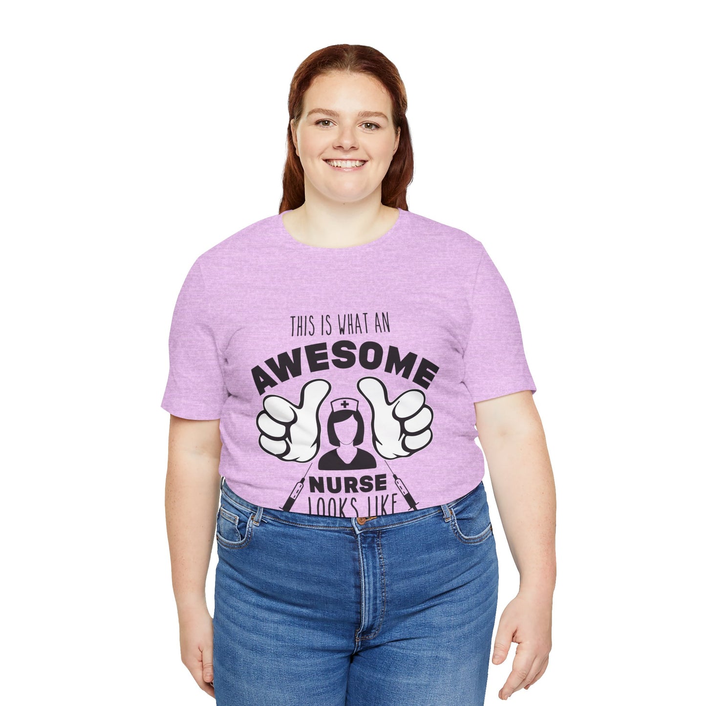 Nurse Appreciation T‑Shirt — “This Is What An Awesome Nurse Looks Like” Graphic Tee