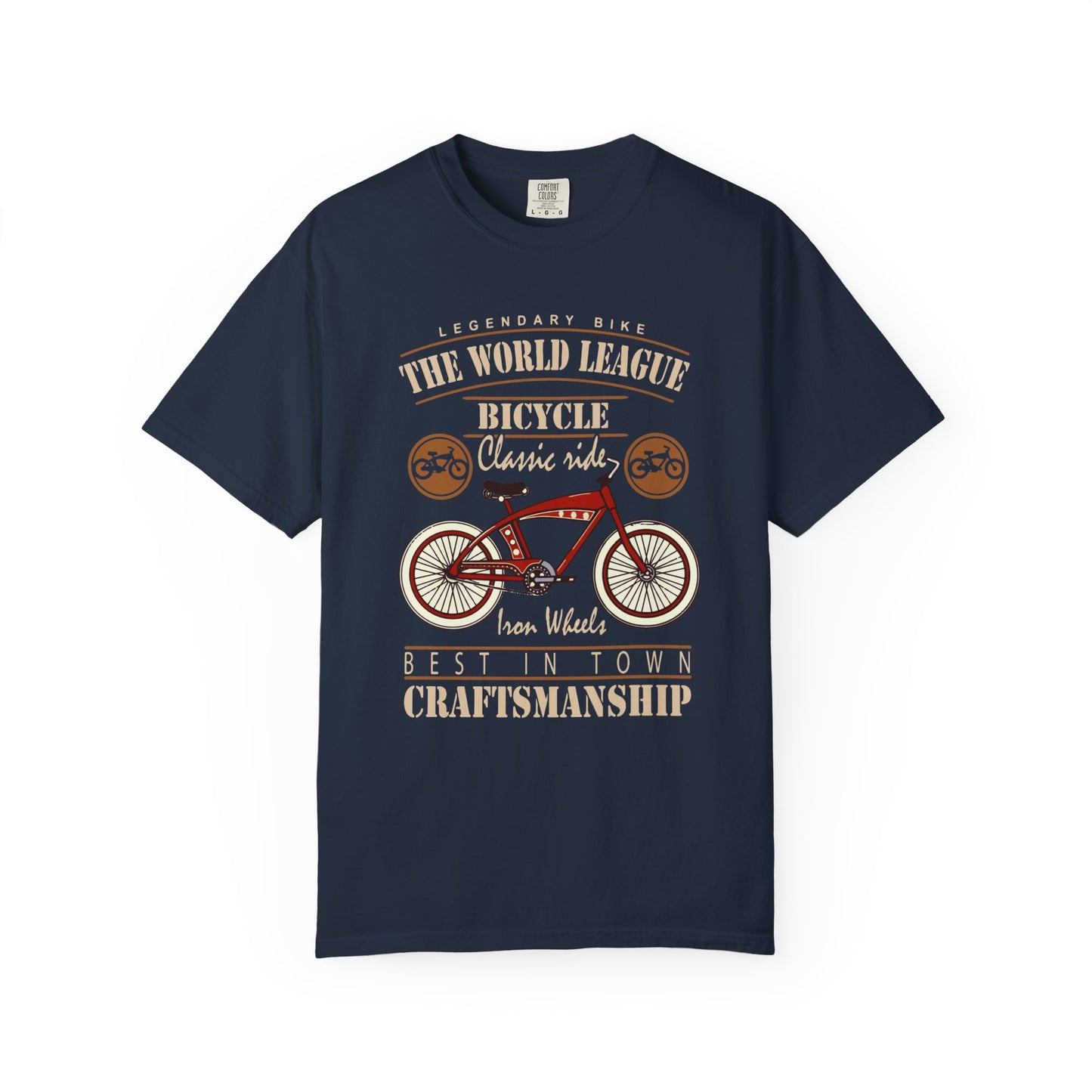 Vintage Bicycle Graphic Tee, Unisex T-shirt for Cycling Enthusiasts, Casual Wear, Gift for Bike Lovers, Retro Style Shirt
