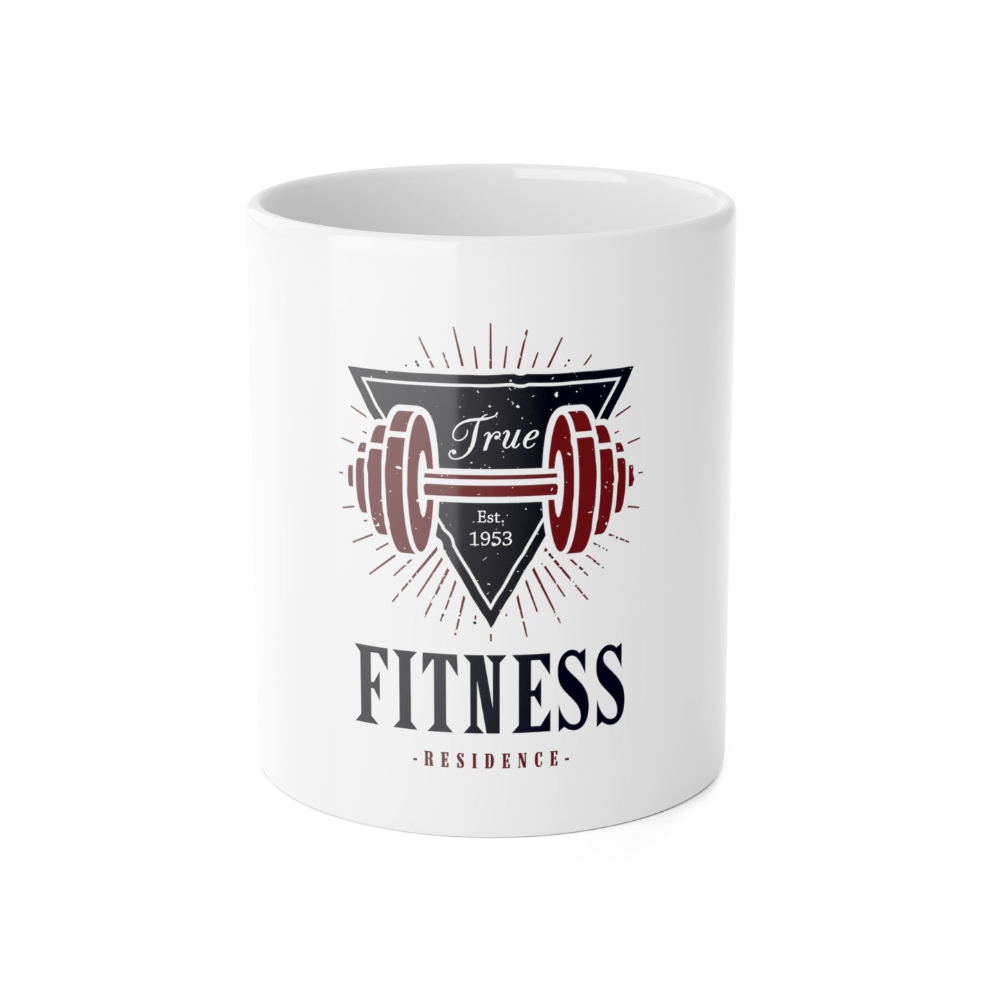 Mug - True Fitness Residence Vintage Gym Heritage Strength 11oz Ceramic Mug