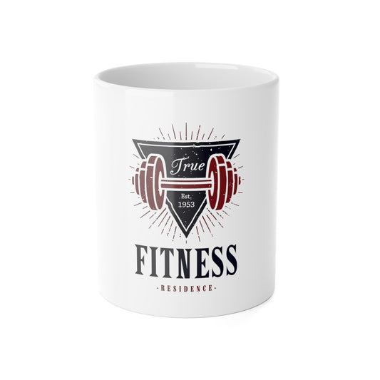 Mug - True Fitness Residence Vintage Gym Heritage Strength 11oz Ceramic Mug
