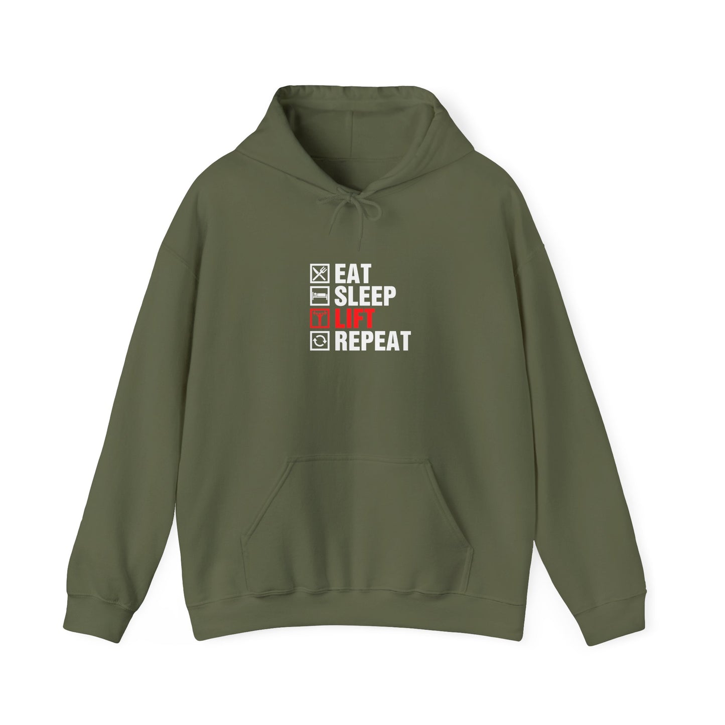 Eat Sleep Lift Repeat Hoodie